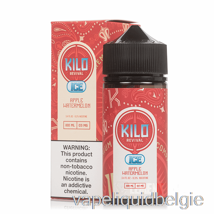 Vape België Ijs Appel Watermeloen - Kilo Revival - 100ml 0mg